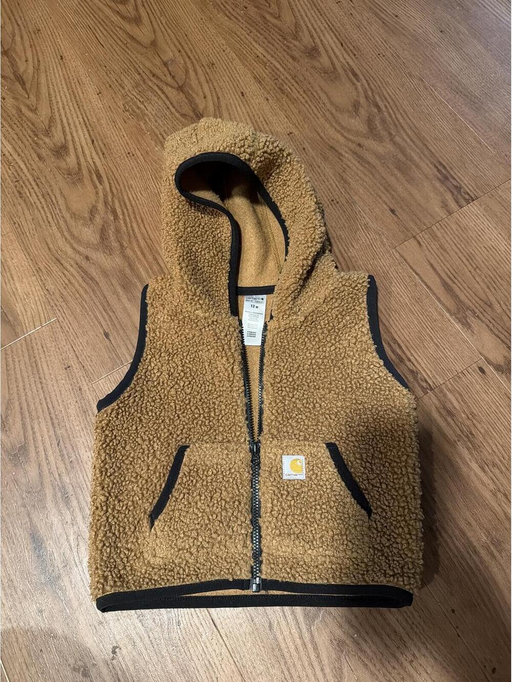 Carhartt Baby Hooded Sherpa Fleece Vest 12M